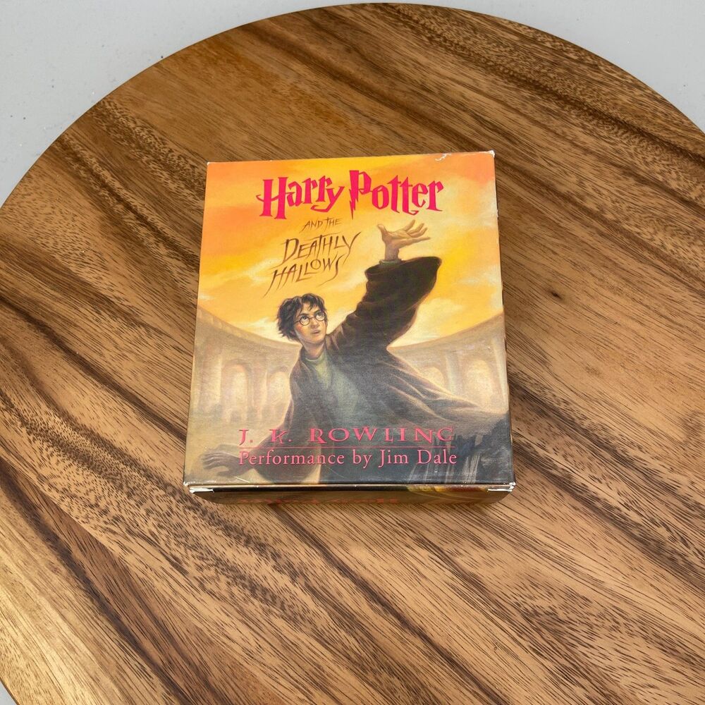 Harry Potter And The Deathly Hallows Audio Book Read By Jim Dale 17 CD Set